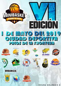 Cartel del torneo de baloncesto que se celebrará en Palos de la Frontera.