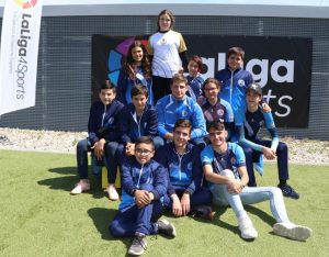 Los doce arqueros del Asirio Huelva en el Campeonato celebrado en Madrid.