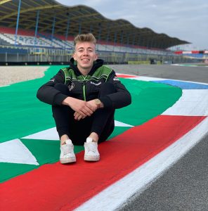 Paquito Gómez, en el circuito de Assen.