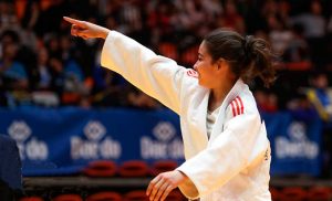 Paula Pérez, campeona de España de Judo en la categoría Infantil. / Foto: Gabi Juan.