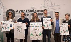 Un momento de la presentación del proyecto 'Bádminton sin barreras'.