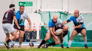 Buen partido en líneas generales del equipo onubense en el Iberoamericano. / Foto: Adrián Acosta Boyer.