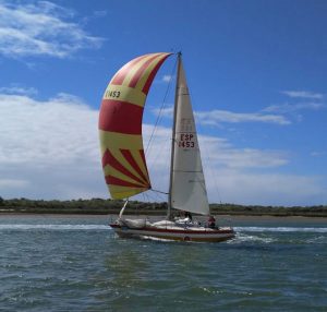 Pese al día algo desapacible, buena jornada de vela en el Club Náutico Río Piedras.