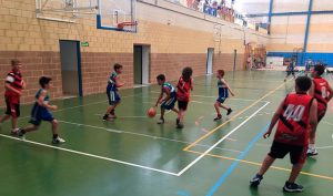 El baloncesto ha sido el gran protagonista en el Complejo Deportivo de Cartaya.