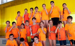 Dominio de las escuelas del Club Natación Huelva en La Provincia en Juego.