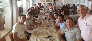 Al término de la regata se llevó a cabo una comida de convivencia en la sede del RCMTPU.