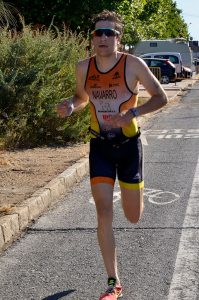 Pablo Navarro Moyano, del Montilla Córdoba Triatlón, fue el ganador del VII Triatlón Isla Canela-Ayamonte. / Foto: J. L. Rúa.