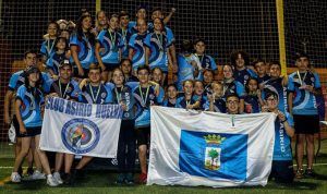 Los arqueros del Club Asirio que participaron en el Campeonato de Andalucía de Menores.