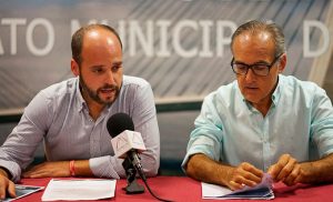 Un momento de la presentación de la Guía Deportiva de Ayamonte.