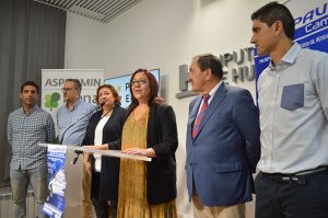 Un momento de la presentación del IV Campus Juanma Pavón que tendrá lugar en Punta Umbría.