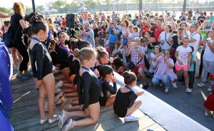 Las futuras promesas del deporte cartayero, protagonistas del evento.