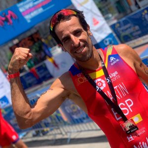 La cuarta medalla en un Europeo de Duatlón llena de alegría a Emilio Martín. / Foto: @emiduatlon.