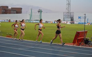 El triunfo de Laura García-Caro en los 5 kms. marcha cerró la reunión omubense. / Foto: Claudina C. F.