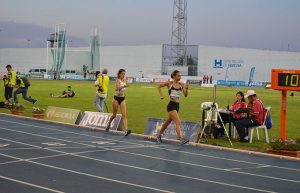 La lepera Laura García-Caro fue la ganadora en los 5 kilómetros marcha. / Foto: Claudina C. F.