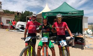 Podio masculino en la Olipaterna XC-11º Rally Villa de Paterna del Campo.