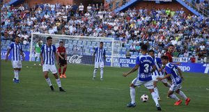 Cruel desenlace para el Recre en el partido con el Mirandés.