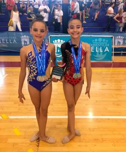 Sobresaliente actuación de Alba Silva y Rocío Moreno, que conquistaron cuatro medallas de oro.