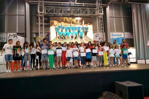 Un momento de la XVIII Gala del Deporte en San Juan del Puerto.