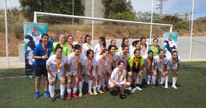 Equipo de la UHU de fútbol femenino, bronce en el Campeonato de España.