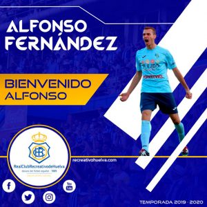 Alfonso Fernández, procedentes del CD Ejido, tercer fichaje del Recre. / Foto: @recreoficial.