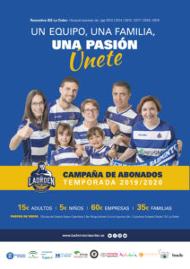 Cartel anunciador de la campaña de abonados del Recreativo Bádminton IES La Orden.