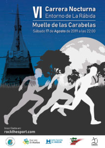 Cartel anunciador de la VI Carrera Nocturna 'Entorno de La Rábida'.