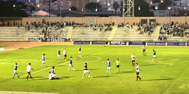 El Recre regresó de vacío de su visita al estadio e Bahía Sur. / Foto: G. D.