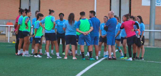 Test de mucha exigencia espera al Sporting este sábado en la I Copa Colombina. / Foto: @sportinghuelva.