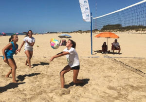 Isla Cristina también albergó este fin de semana un torneo de voley playa.