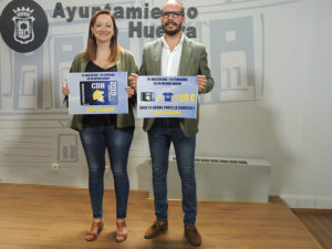 Un momento de la presentación de la Campaña de Abonados del Club Deportivo Baloncesto Huelva.