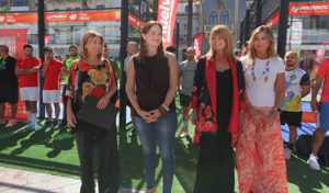 Un momento de la inauguración del Campeonato Nacional de Pádbol, que tiene a Huelva como escenario.