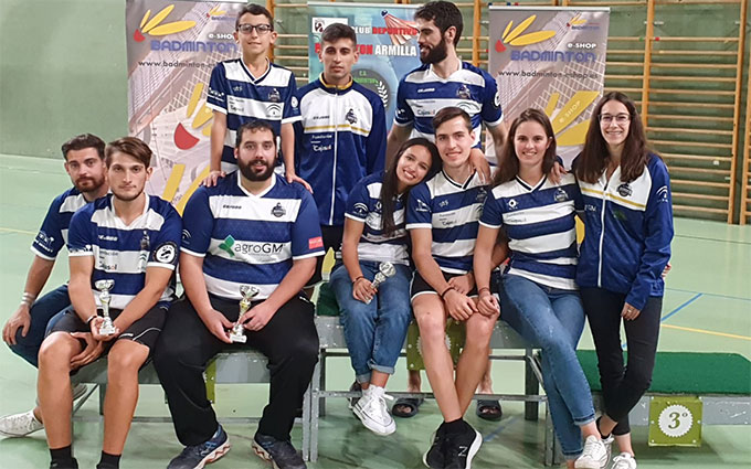 Representantes del Recre IES La Orden en el torneo celebrado en Armilla.