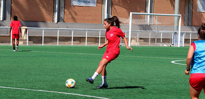 El Sporting de Huelva regresó el martes a los entrenamientos. / Foto: @sportinghuelva.