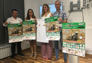 Un momento de la presentación de la prueba del Campeonato Interprovincial de Motocross que se celebrará el domingo en Valverde del Camino.