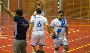 El CD San Juan FS, tras ganar su primer partido la semana anterior, va con mucha moral a Villalba del Alcor. / Foto: Javi Pérez / @SanJuan_Futsal.