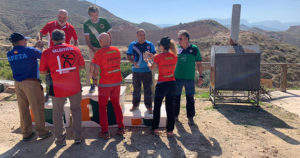 El arquero David Alonso recibiendo el bronce en el Campeonato de Andalucía.