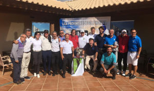 Componentes del Club Bellavista, que conquistaron su séptima Liga Provincial de Golf.