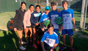 Representantes del AVS La Volea en el torneo celebrado en Cáceres.