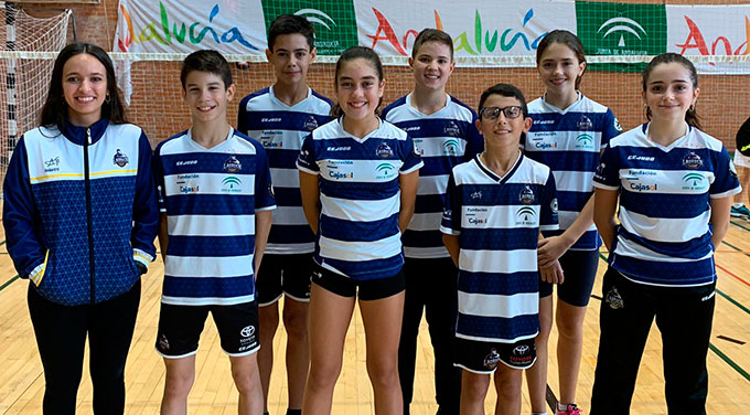 Representantes del IES La Orden en el arranque de Liga Andaluza de Clubes-Se Busca Campeón en San José de la Rinconada.