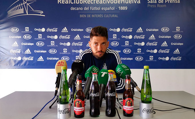 Para Sergio Jiménez el Recre aún tiene margen porque "hay muchos jugadores nuevos y nos falta conocernos bien". / Foto: @recreoficial.