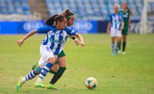 El Sporting ya trabaja para el partido en Logroño analizando la derrota sufrida ante el Deportivo Abanca. / Foto: www.lfp.es.