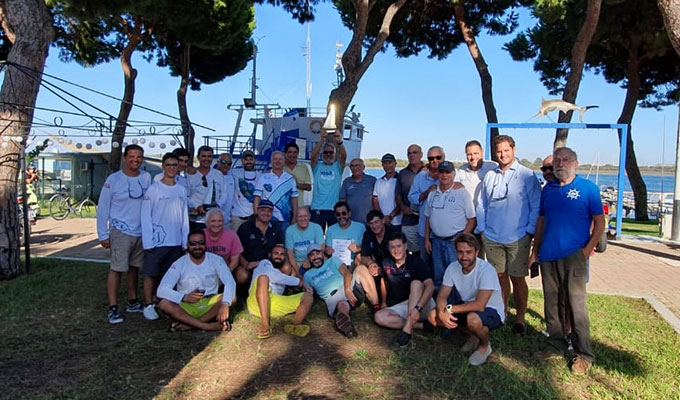 Participantes en la V Regata de Invierno de Cruceros celebrada en Punta Umbría.