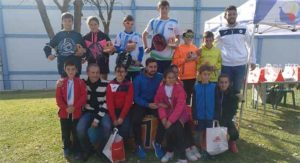 Los primeros clasificados en el Máster final del Circuito de Pádel de Menores de Huelva.