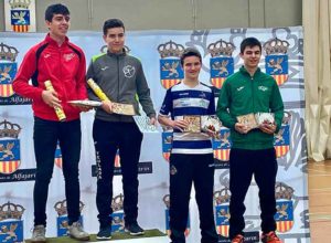 Álvaro Morán logró dos medallas en el Máster Jóvenes Sub 15 y Sub 19 celebrado en Alfajarín (Zaragoza).