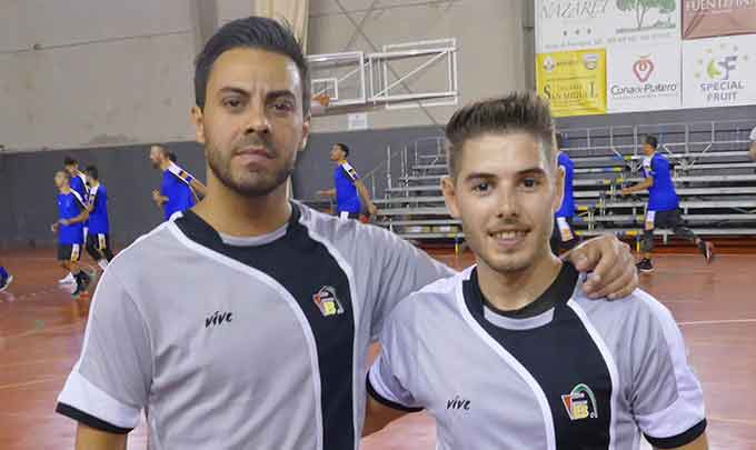 Antonio Bejarano y Jaime Delgado, árbitros de Huelva en el torneo que se celebrará en la provincia.