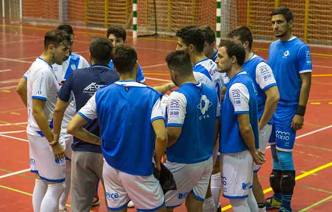 El CD San Juan FS visita este sábado la cancha del líder, Bujalance. / Foto: Javi Pérez / @SanJuan_Futsal.