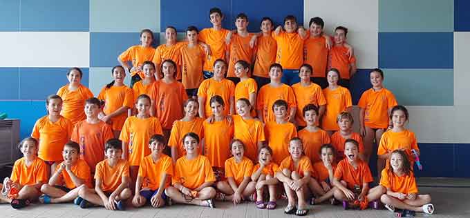 El CN Huelva, dominador absoluto de la fase provincial Prebenjamín-Benjamín de natación.