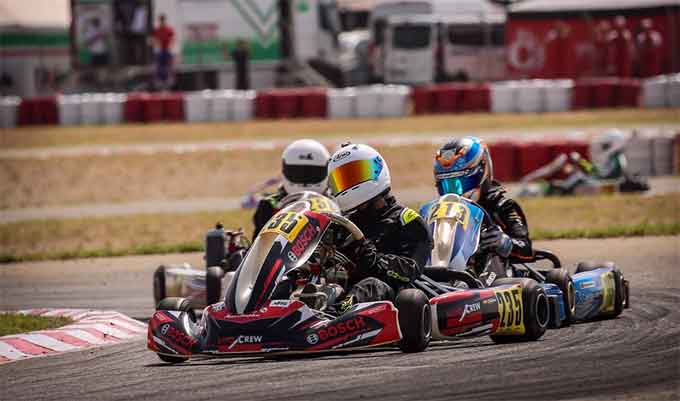 Un solo punto privó al piloto de Aljaraque, José Luis Cisneros, del Campeonato de Andalucía de Karting.