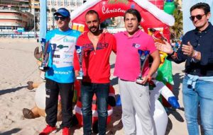 Nuevo podio para Rubén Gutiérrez en la XXVII Travesía de Navidad 'Playa del Postiguet'.