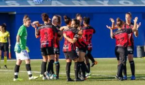 Las jugadoras del Sporting esperan mantener la buena racha y ganar este sábado a la Real Sociedad. / Foto: www.lfp.es.